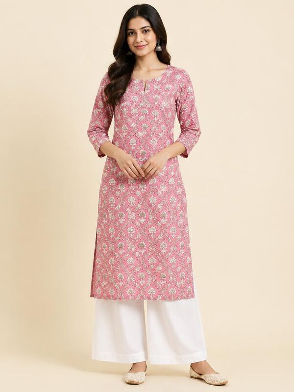 Block Print Kurtis